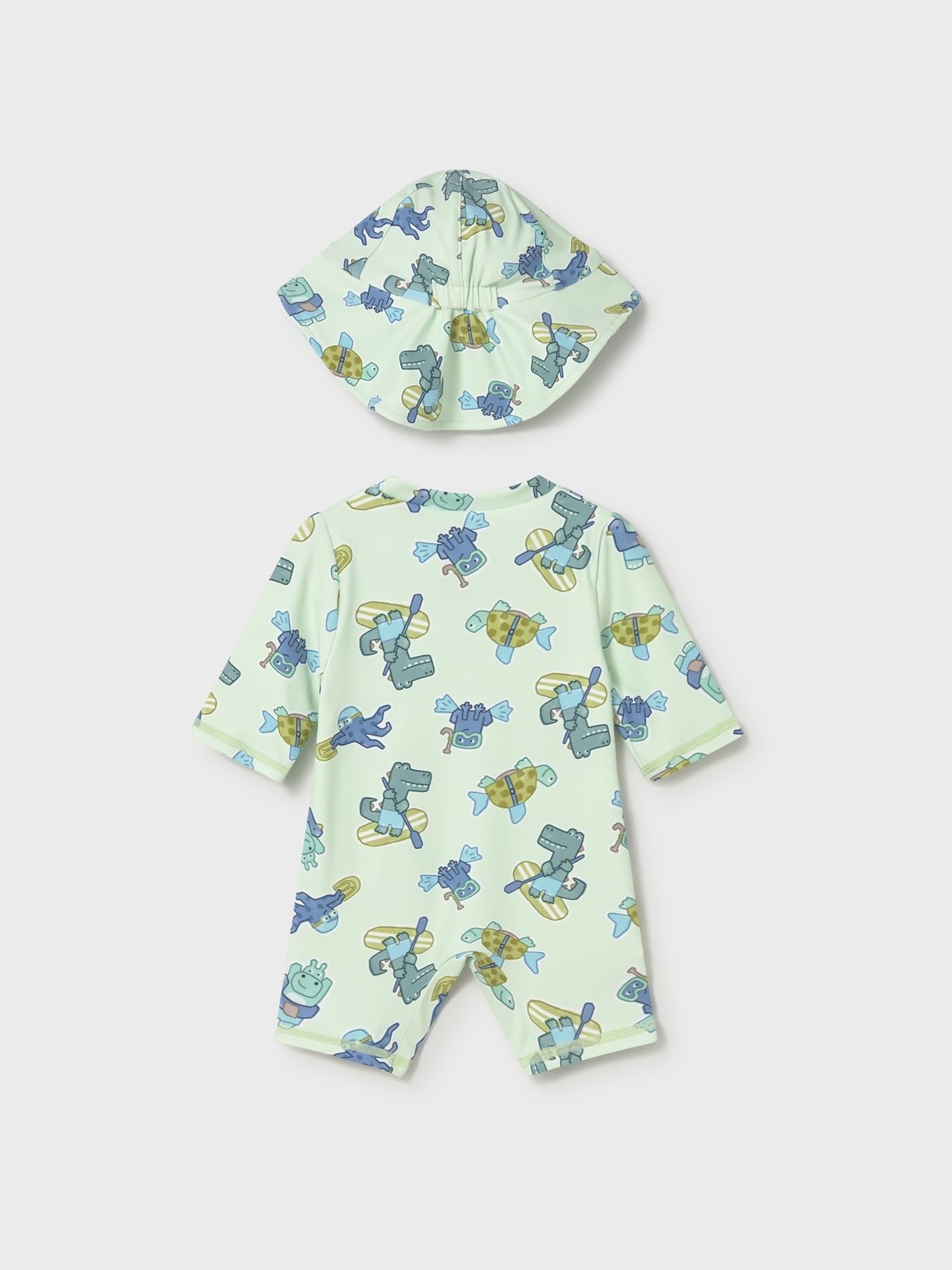 Mayoral Conj. baño Pelele con Gorro para bebé niño Manzana
