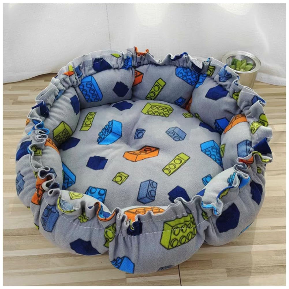 YOUCAI Dog Bed Washable, Soft Cosy Dog Sofa Bed Puppy Bed Cat Sofa Bed for Small Medium Large Pets, Soft Cushion Round Nesting Cave Bed,16,40cm