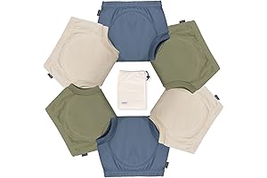 EZ Moms 6 Packs Toddler Potty Training Underwear: Total Absorbency Guarantee for...