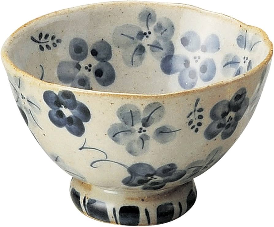 Amazon.com: せともの本舗 Japanese Pottery Open Indigo Flower Amazon.com: せともの本舗 Japanese Pottery Open Indigo Flower