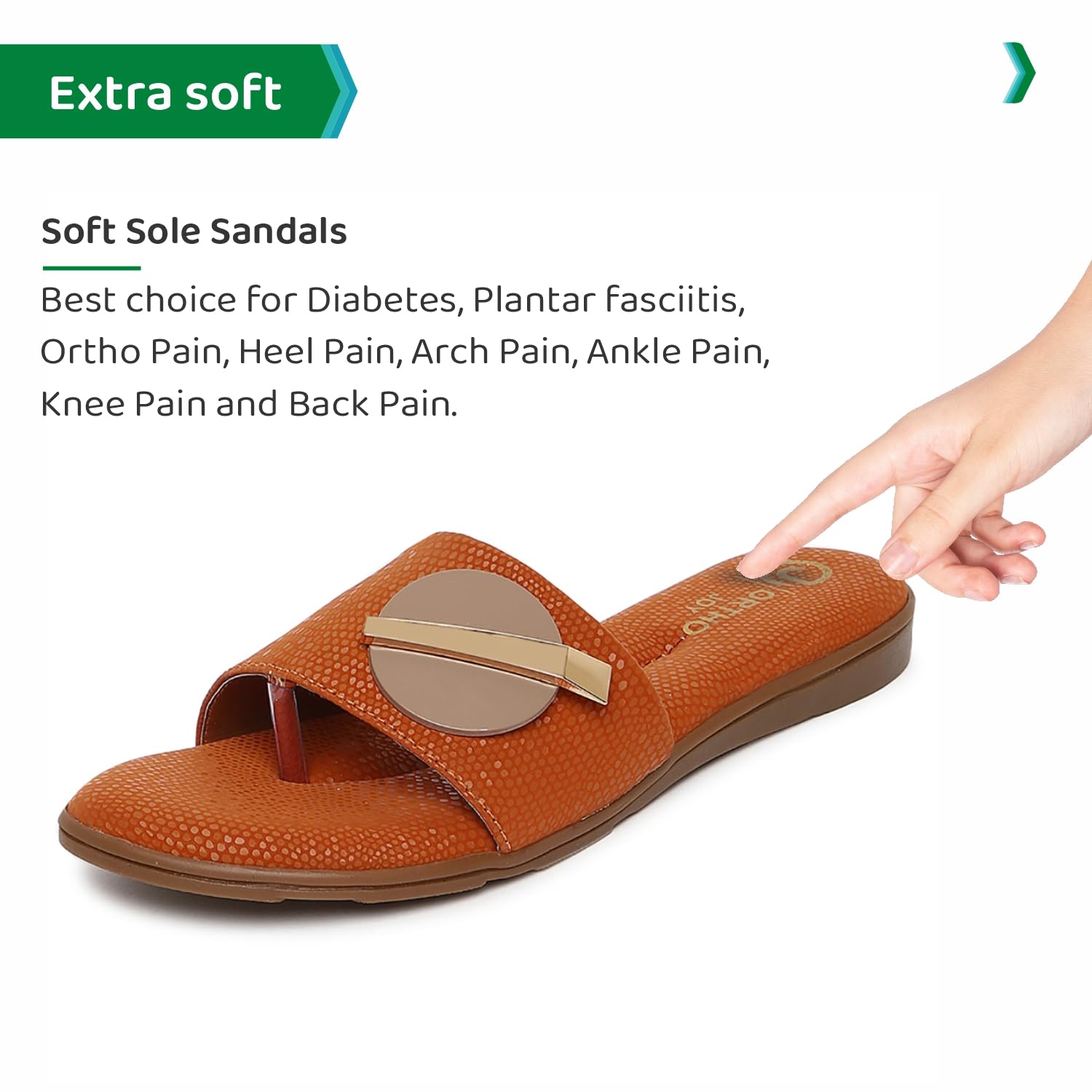 ORTHO JOY Fantazyjne kapcie dla kobiet, wygodne, modne obuwie dla kobiet