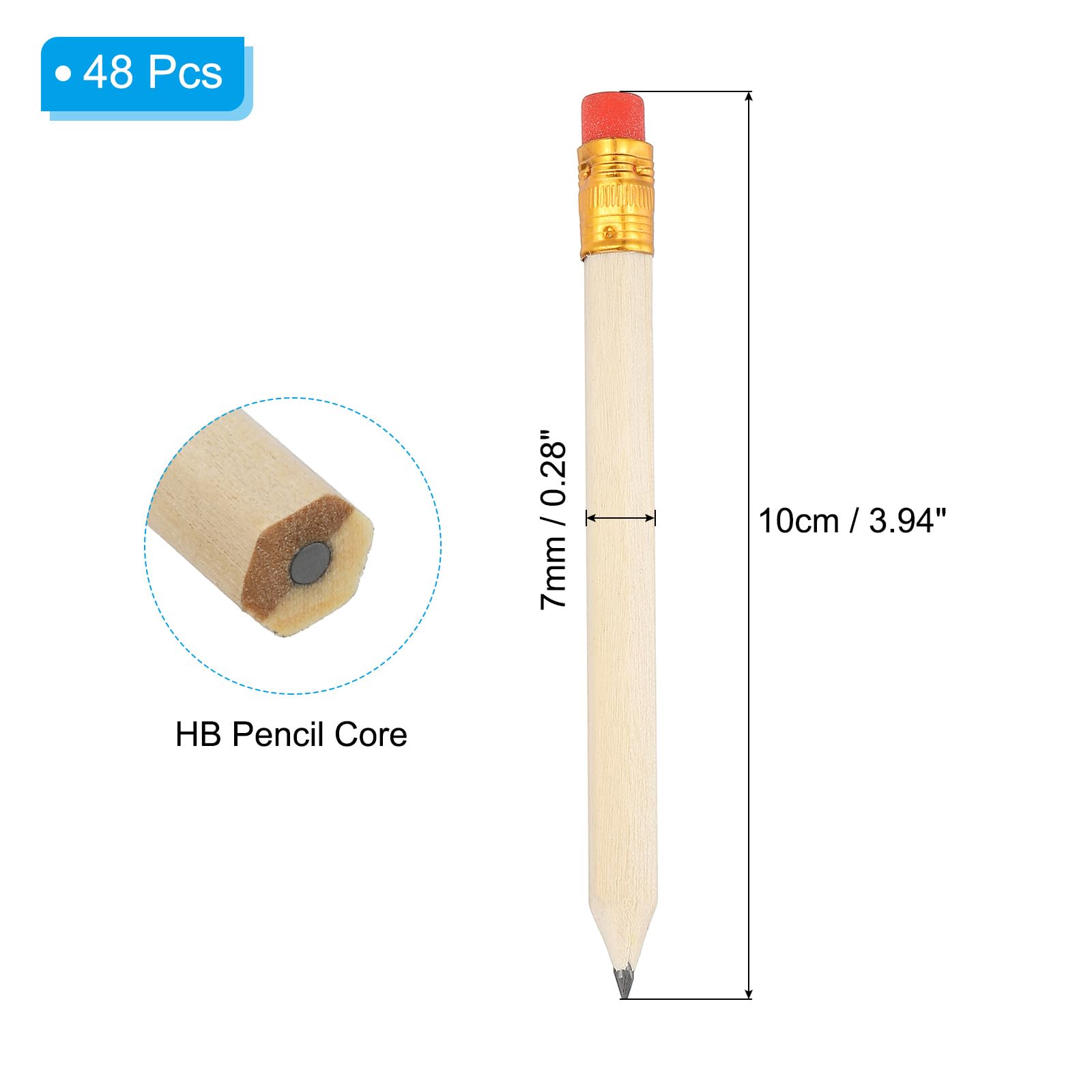 PATIKIL Half Golf Pencils Bulk - Image 2