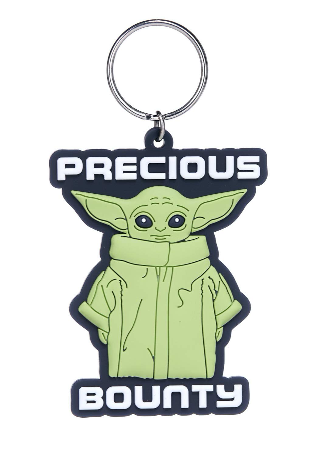 Star Wars Unisex Infant Multicoloured Star Wars: The Mandalorian Rk39086c, Baby Yoda Rubber Keyring, 4.5 X 6 Cm