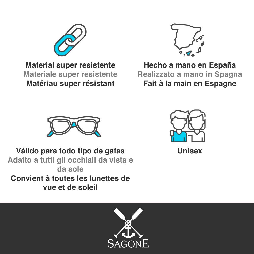 SAGONE Cordón para Gafas Cabrera hecho a mano en España