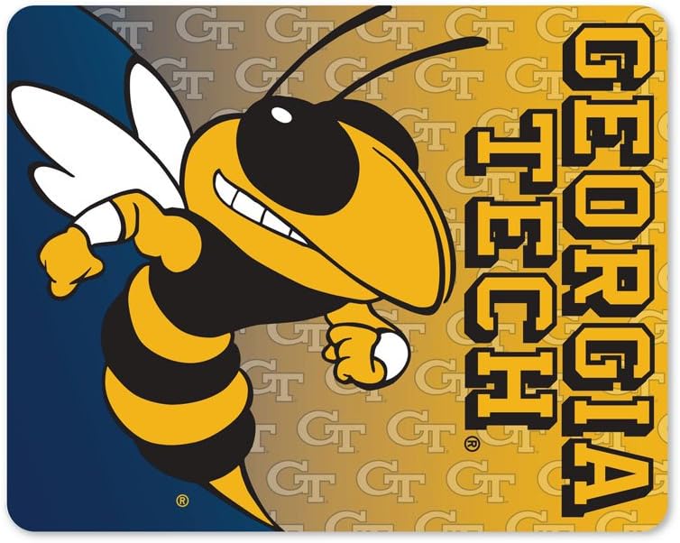NCAA Tech Yellow Jackets Mascot Full Color Print