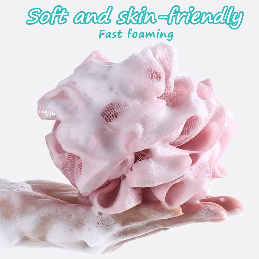 10 Pcs Mesh Loofah Sponges,Colorful Bath Shower Sponge,Small Soft Pouf Shower Ball for Body Scrubber,Exfoliate,Kids,Women,Men : Beauty & Personal Care