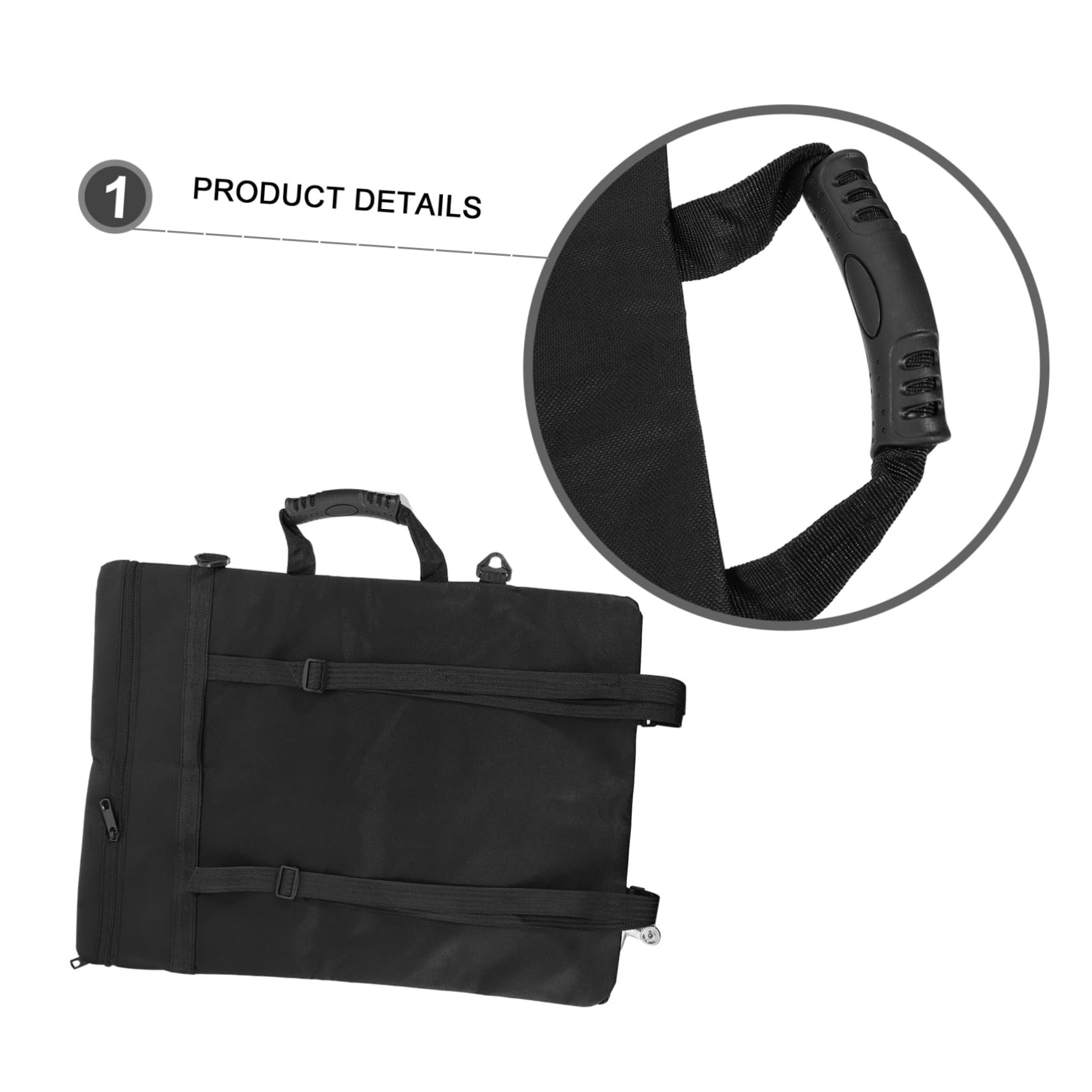 Anneome 2 Stück A3 Zeichenbretttasche aus Canvas Multifunktionaler Künstlerrucksack mit Reißverschluss Aufbewahrungstasche für Zeichnungen Skizzentafeln und Malutensilien Outdoor Malerei
