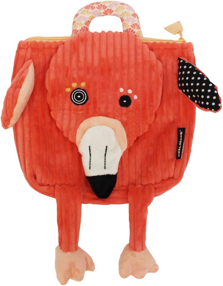 LES DÉGLINGOS 35025 Flamingo Soft Backpack