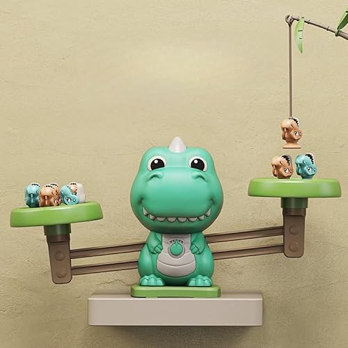 Miniatura 3 de Juego de pesca de dinosaurio, bastón y caña de juguete giratorio con música, entrenamiento de habilidades motoras finas, regalos de cumpleaños para