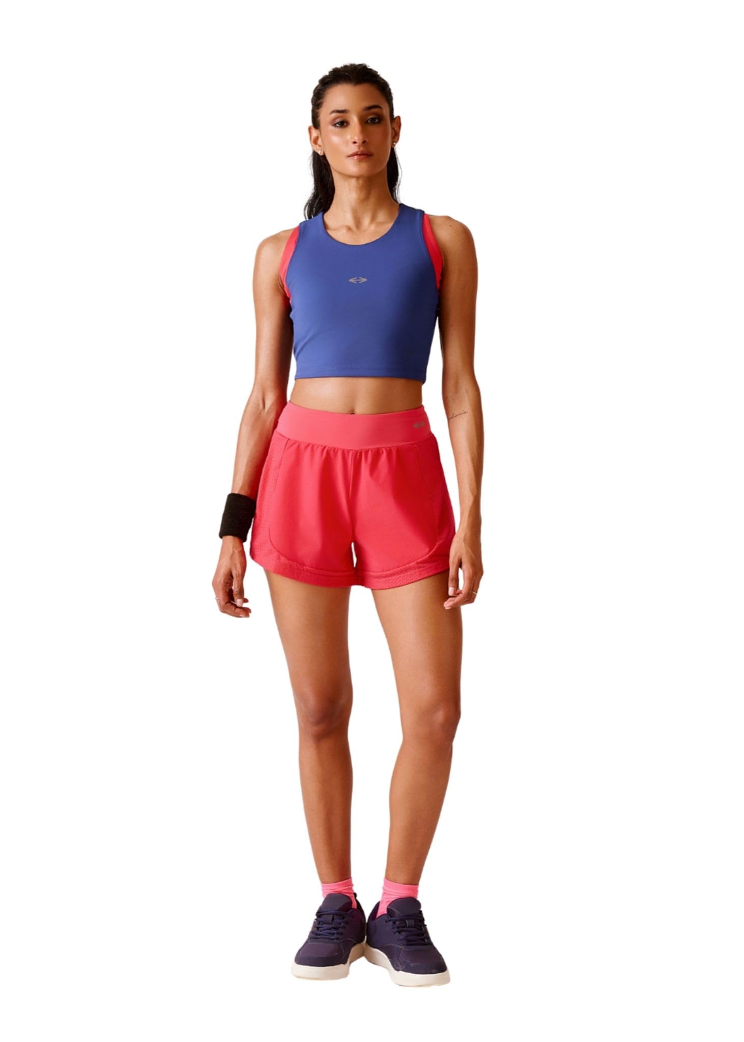 STRCH Nylon Womens CoreActive Workout Shorts | Shorts | Raspberry Pink | M-picture-11