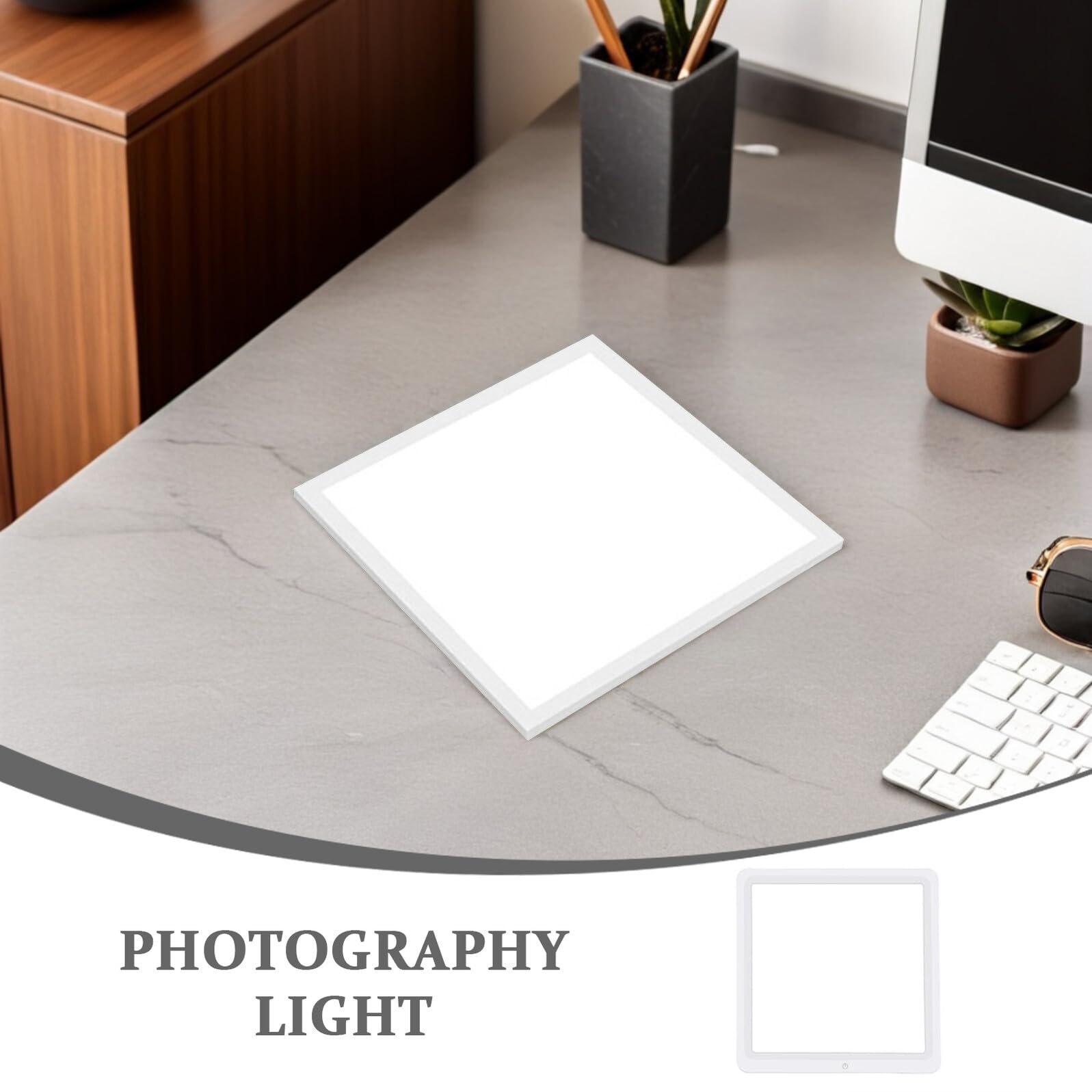 Homoyoyo Luce LED per Foto Lampada Foto Pannello LED Illuminazione Fotografica Portatile Luce per Fotocamera Video di Riempimento per Videocamere Uso in Streaming e Riprese