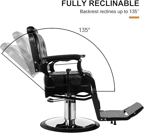 Miniatura 5 de Artist hand Silla de peluquería Silla de peluquería Silla de peluquería resistente para peluquería Tatuaje Masaje Belleza Spa Equipo de salón