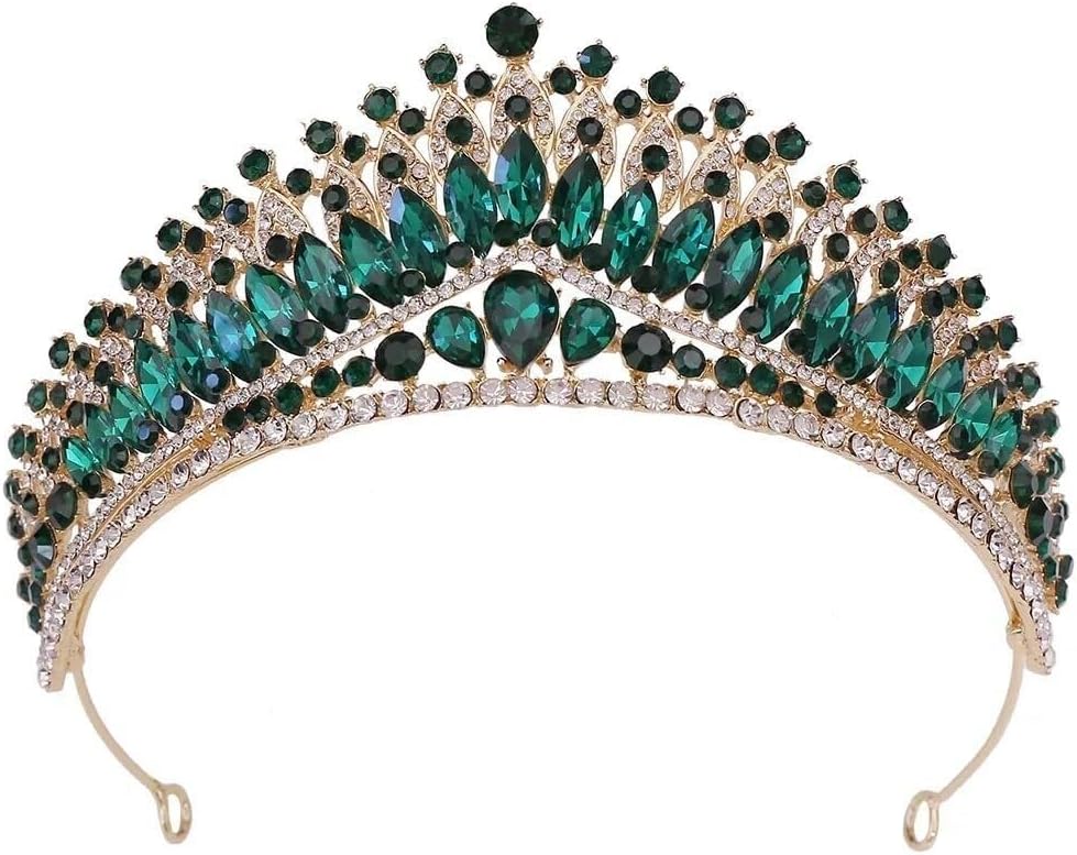Ladies Crystal Tiara for Women, Bridal Crown, Rhinestone Wedding Headpiece for Brides, Bridesmaids, and Special Occasions