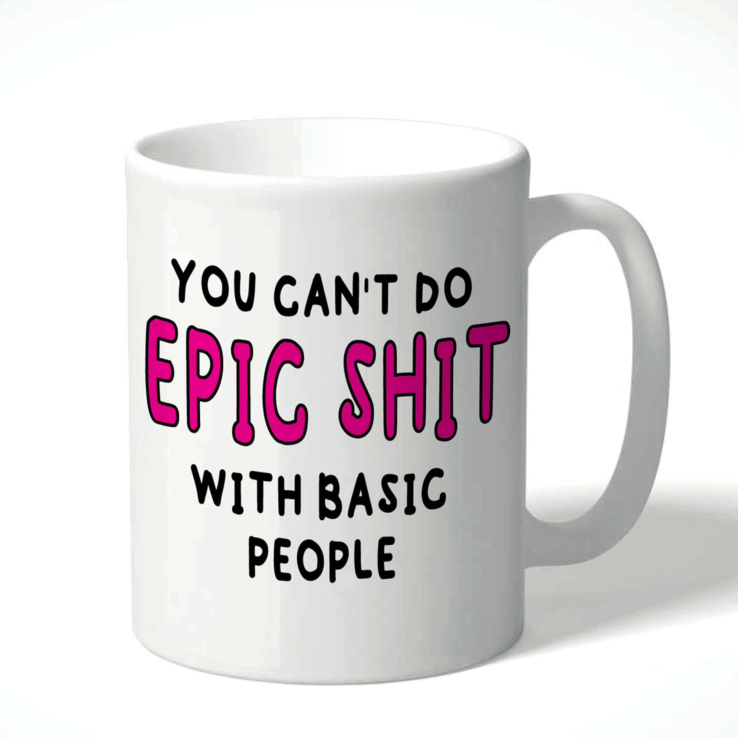 Wanky Candles Funny Rude Mug for Adults Offensive Swearing Quotes Cheeky Humour Coffee Cup for Men Women Friends Colleagues Birthday Christmas (Epic Shit)