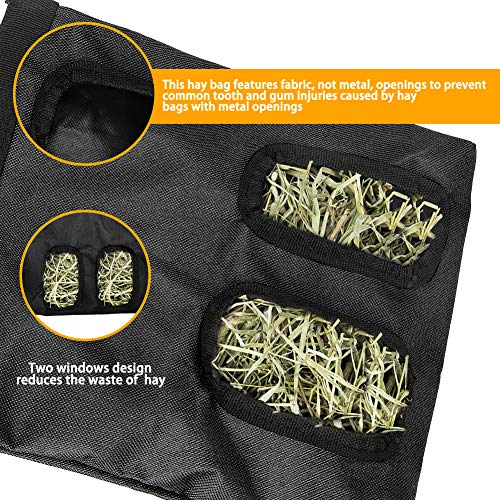 Hooizak voor cavia's E-More Voeder voor konijnenhooi met hangende band Hooizak Hangende voederzak Geschikt voor cavia's… - Image 7