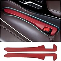 Vista 14 de Junecarp Paquete de 2 rellenos de espacio para asiento de automóvil, organizador flexible para evitar que los artículos se caigan, accesorios