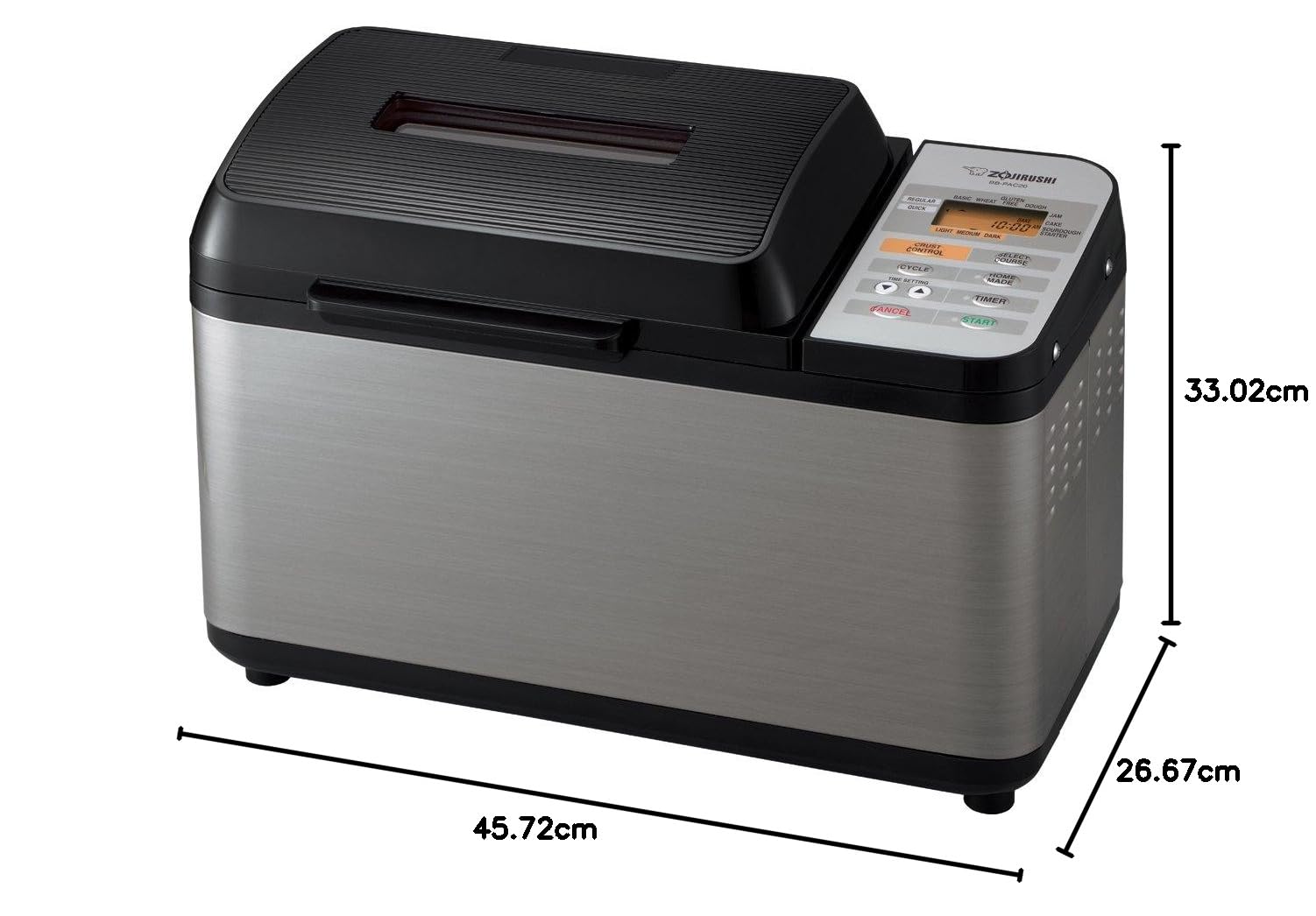 Amazon.co.jp : Zojirushi BB-PAC20 Home Bakery Virtuoso Breadmaker