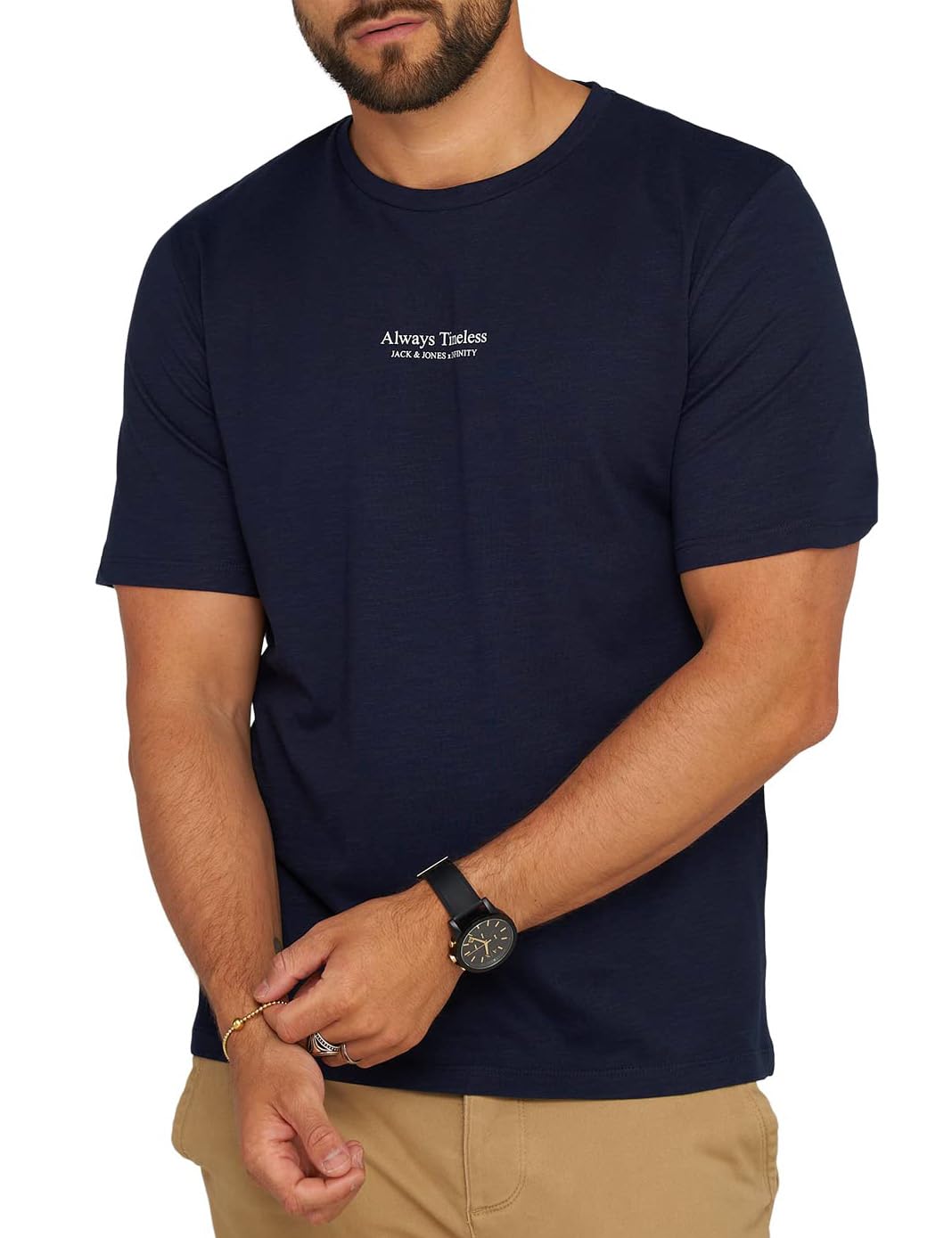 JACK & JONES Herren T-Shirt Marc Infinity O-Neck Shirt Kurzarmshirt