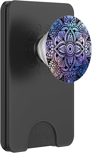 Miniatura 7 de Fondo con diseño de mandala de flores de color morado  PopSockets Grip y soporte para teléfonos y tabletas