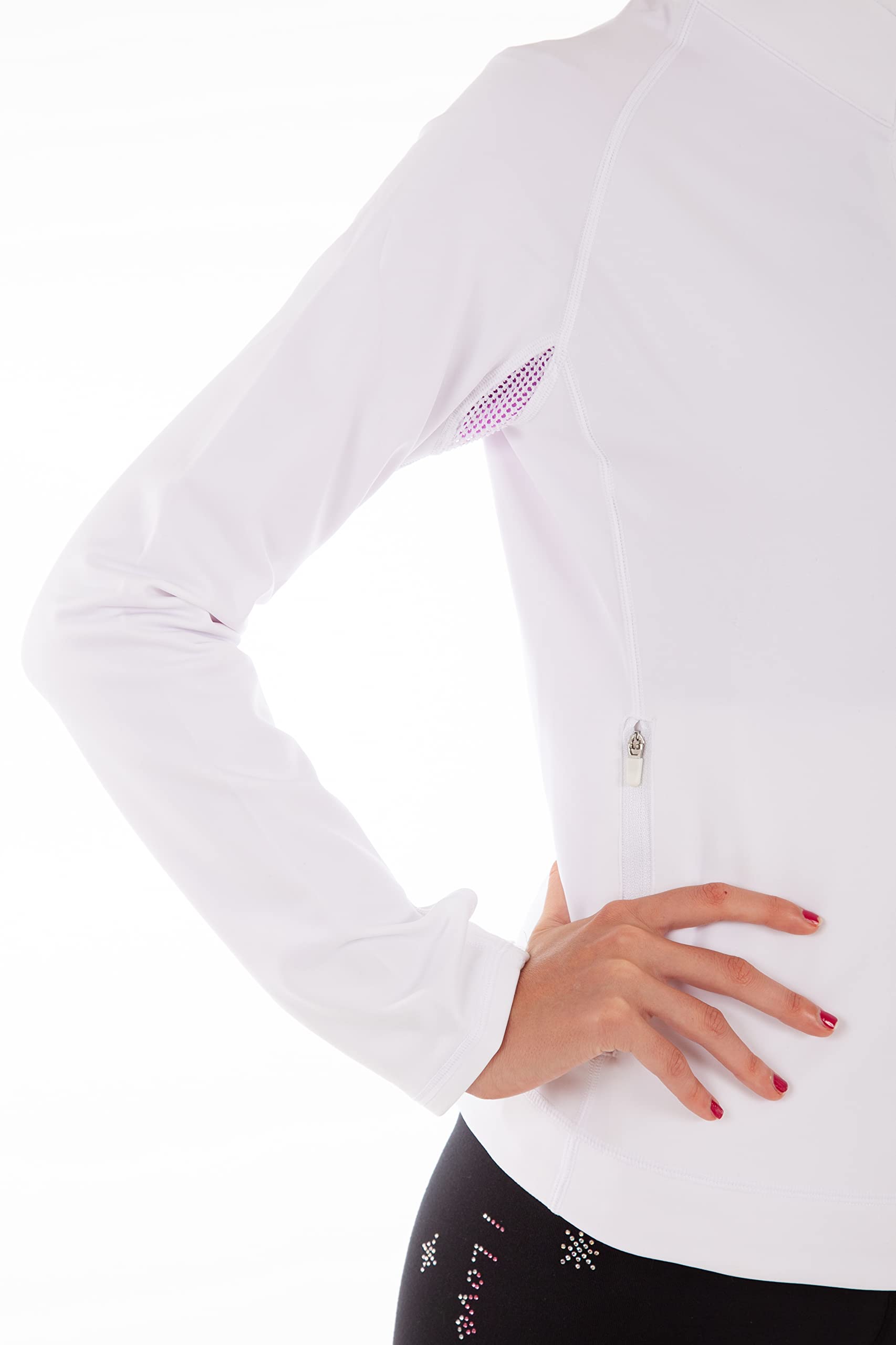 Chaqueta para patinaje artístico, diseño de patines de cristal con diamantes de imitación de calidad AAA+
