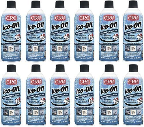 CRC 05346 Ice-Off Windshield Spray De-Icer, 12 Wt. oz, 12 Bottles (Case)