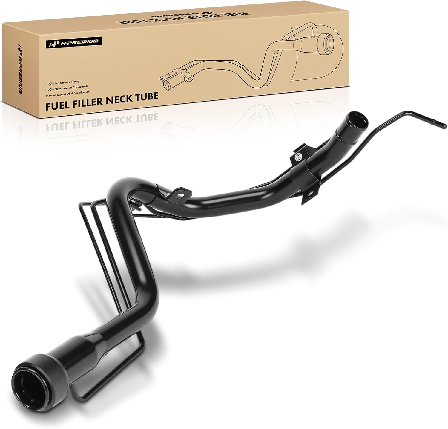 A-Premium Fuel Tank Filler Neck Pipe Hose Compatible with Toyota Camry & Lexus ES300, 2002 2003, GAS Only
