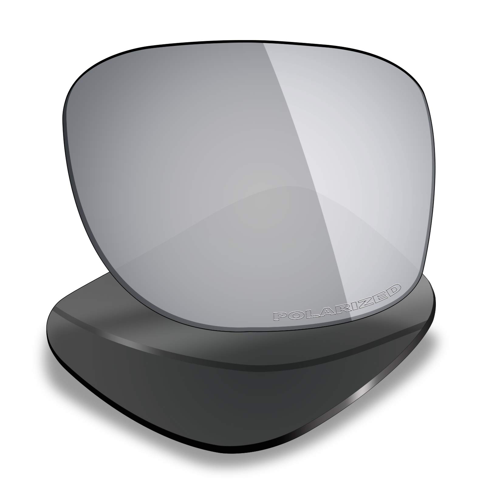 Mryok Men's Anti-Seawater Corrosion Polarized - Silver Titanium Mryok+ Polarized Replacet Lenses For Oakley Holbrook Oo9102-55Mm - Silver Titanium