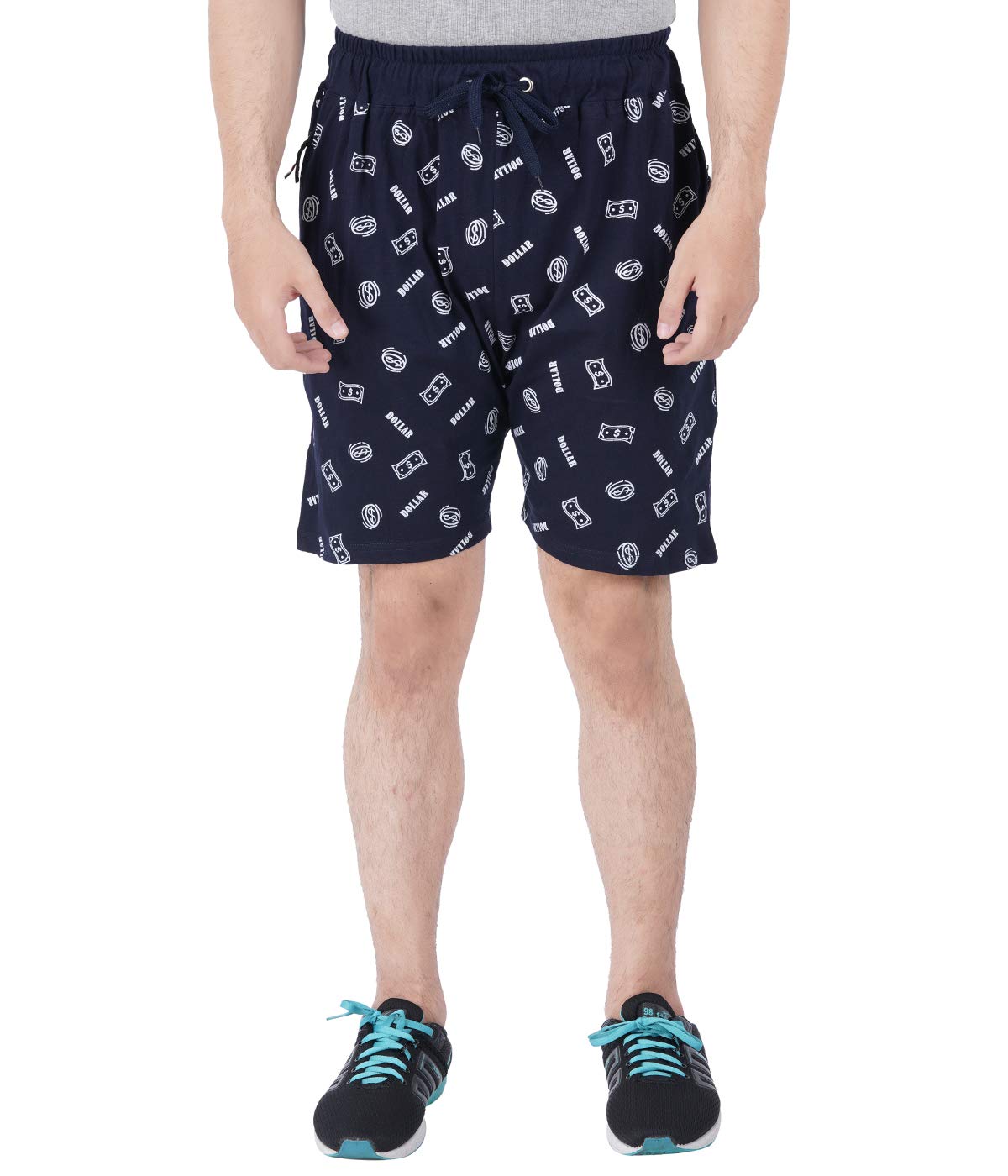 gokul fashion Mens Darkblue Printed Shorts-picture-11