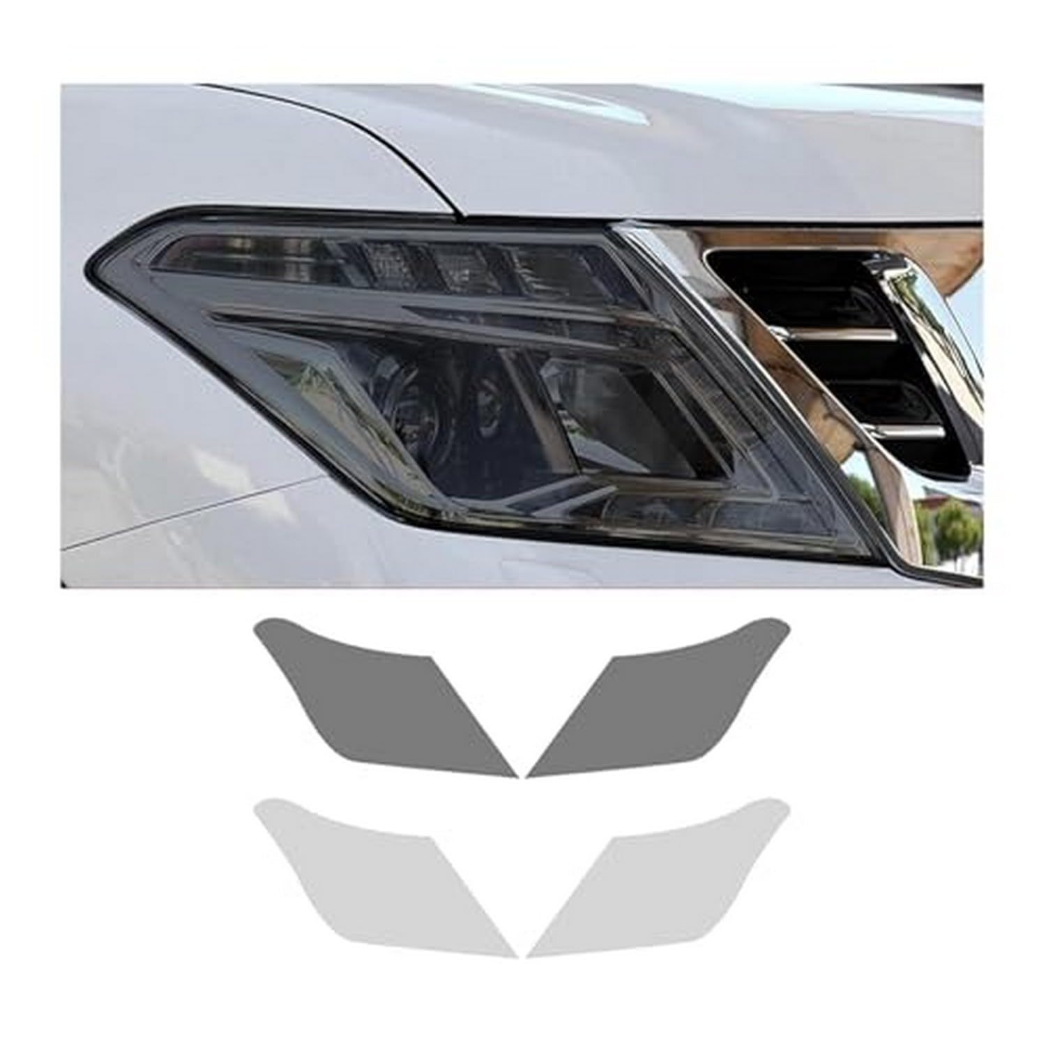 Film protection phare voiture pour Nissan Patrol Y62 anti-rayures TPU