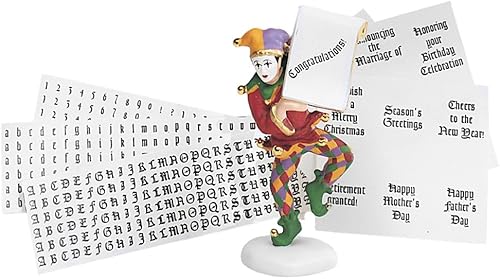 Dept 56Dickens Village Hear Ye Hear Ye personalizado Sign 55523