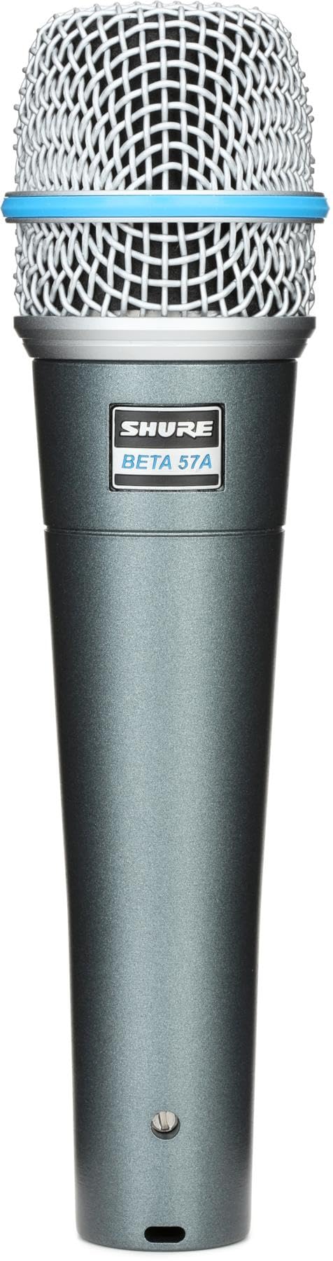 Shure Beta 57A Supercardioid Dynamic Instrument Microphone with Tripod Stand and XLR Cable for Studio or Live Performance