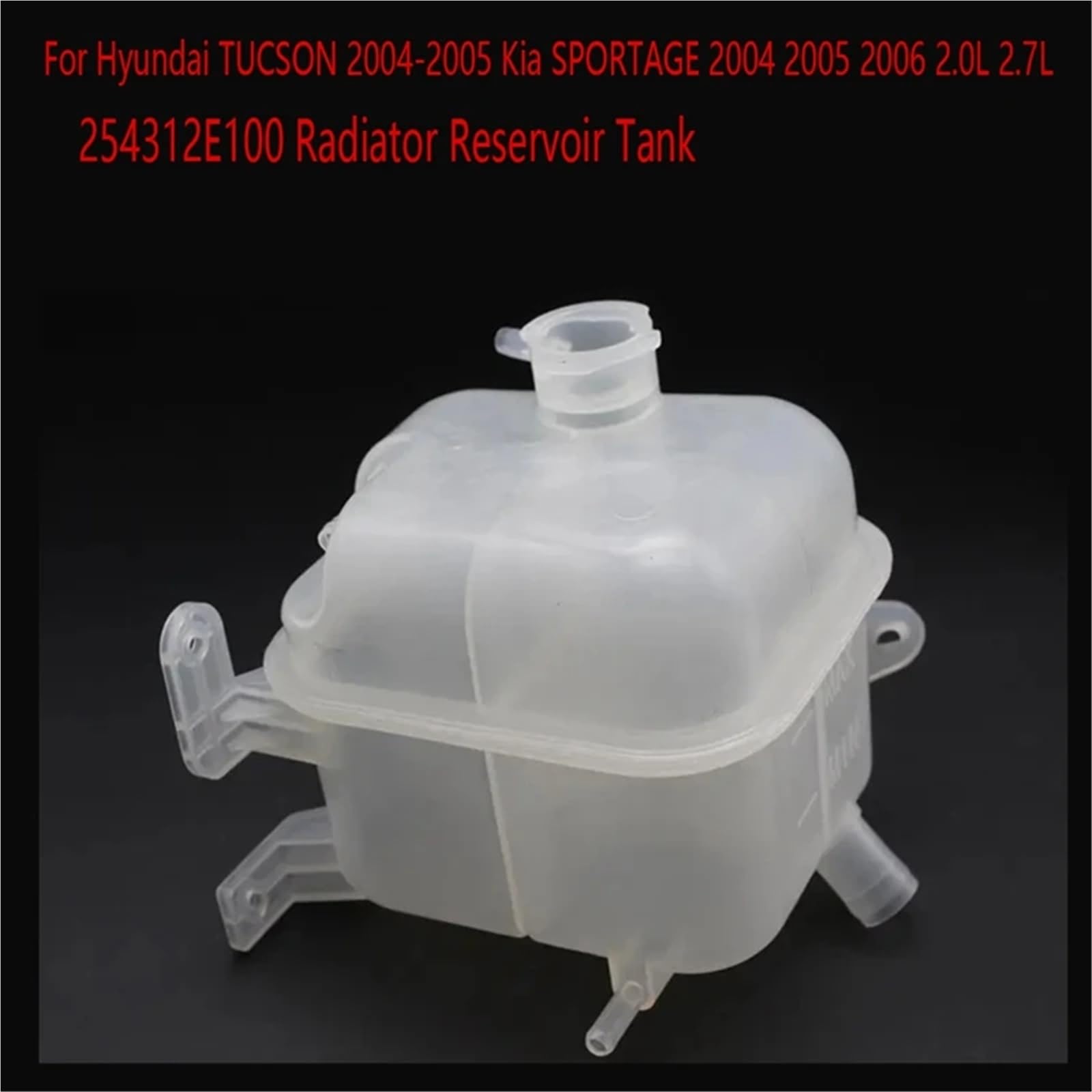 Zestaw Chłodzący Zbiornik Chłodnicy Do TUCSON 2004-2005 Pasuje Kia SPORTAGE 2004 2005 2006 2.0L .7L Części Zamienne
