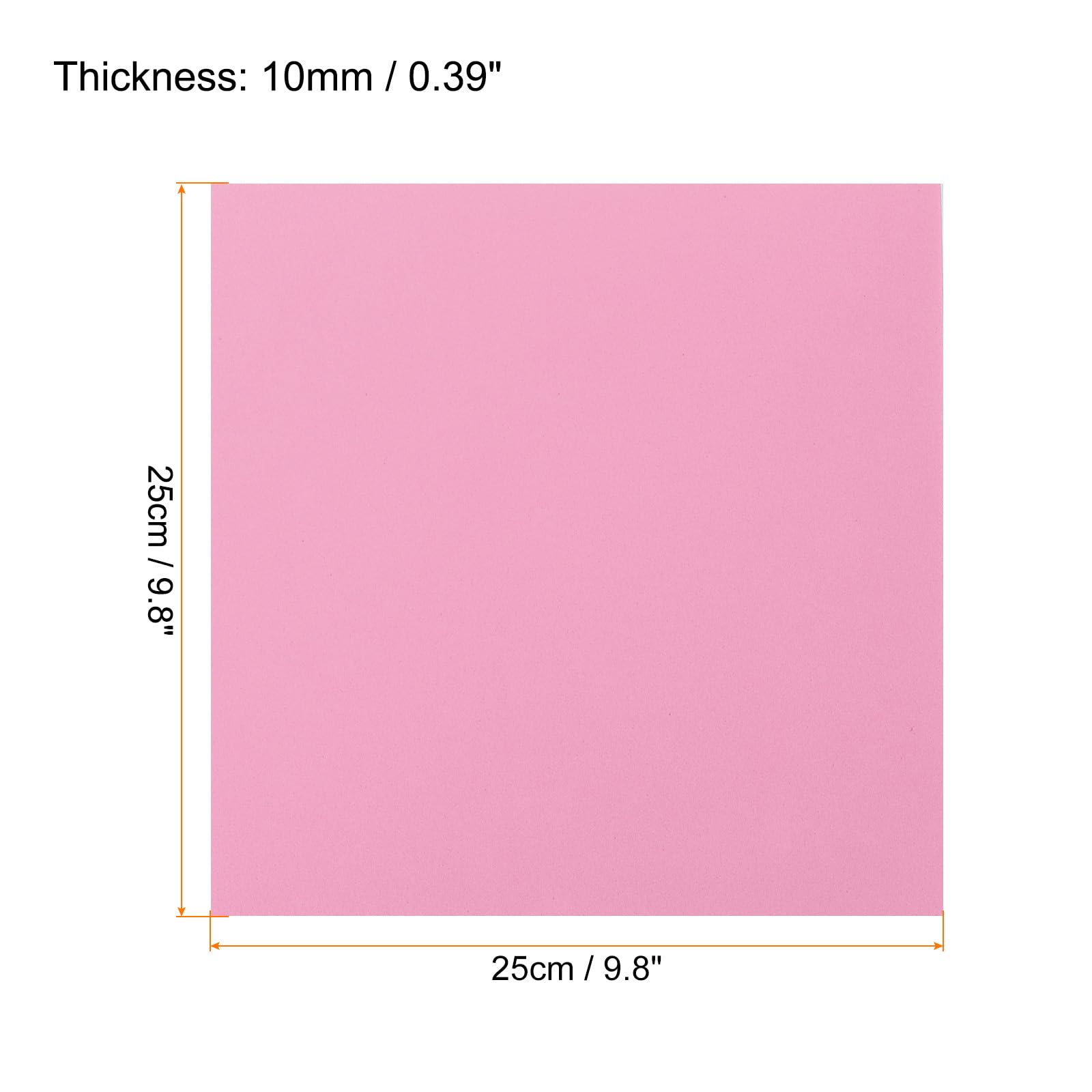 Rebower 6Pcs Foam Sheets Crafts Foam Arts Paper 10 x 10 x 3/8 Inch [for Crafts Project Scrapbooking, DIY, Party Handicraft - Image 2