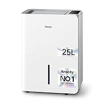 AEOCKY Deumidificatore casa Max 25L/24h, Adatto Fino a 50㎡