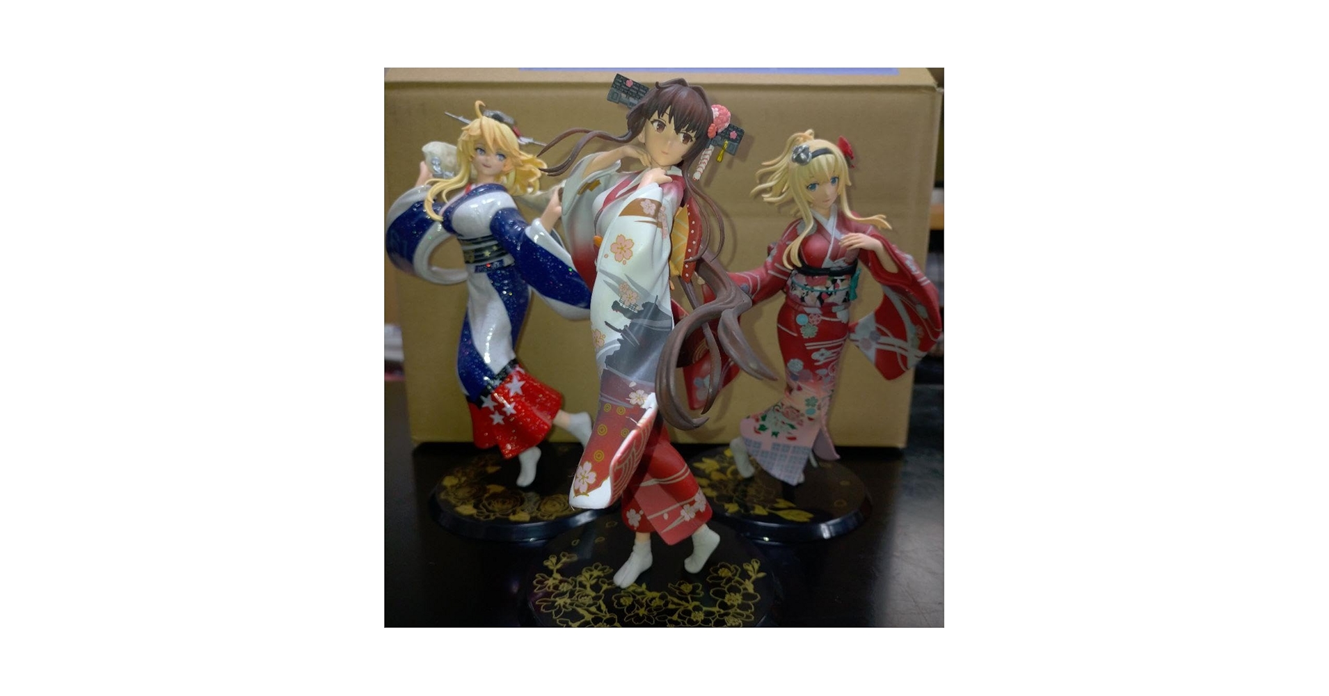 Amazon | 艦これ フィギュア 大和 アイオワ ウォースパイト 着物