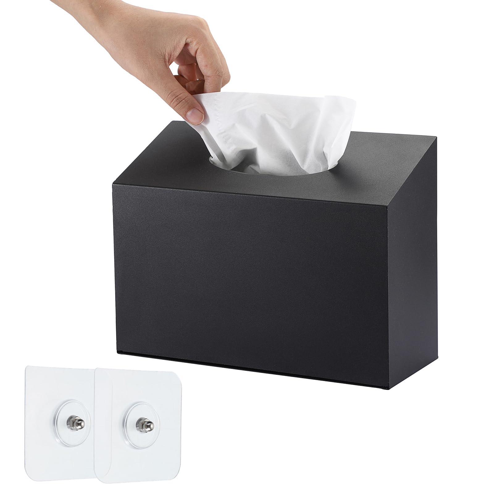 Photo 1 of Sumnacon Metal Hand Towel Box Cover, Disposable Paper Hand Towels Holder