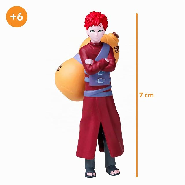 Foto 2 de 6 de Bizak Naruto Pack de 5 Figuras en Blister, 7 cm, Incluye 1 Figura Oculta Exclusiva, (64111240-1)