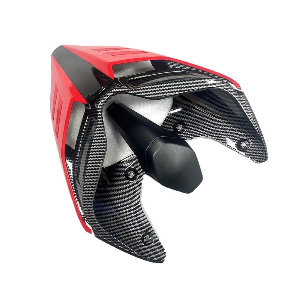 Housse Selle pour V4 V4S V4R pour Street pour Fighter V2 Section Arrière De Moto Housse Selle Carénage Supérieur(Bright Black Red)