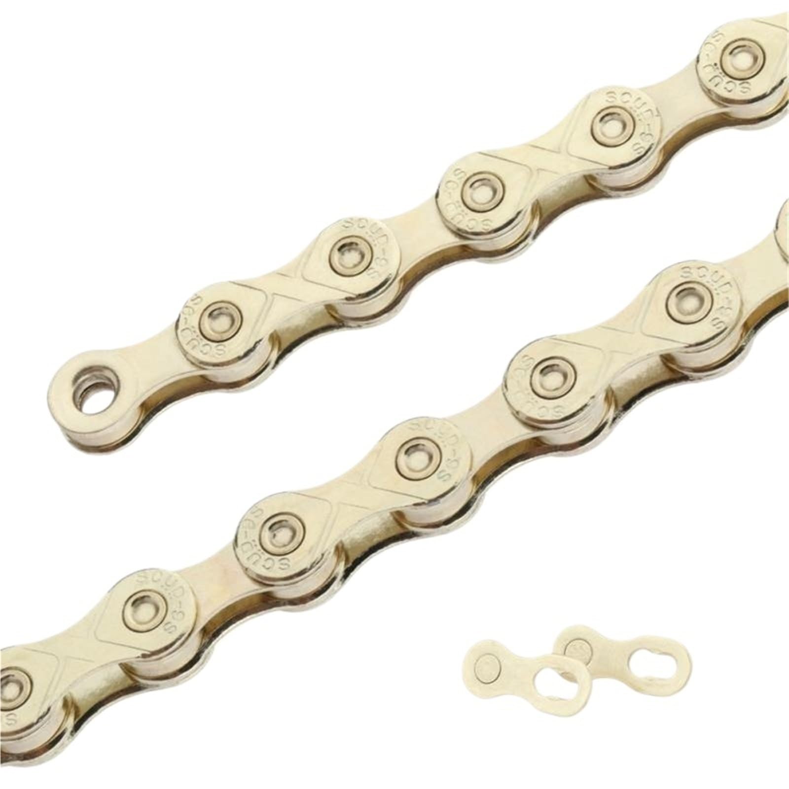 Kompatibel mit KMC 12-Gang-Hohlkette | 126 Links Silver Gold Rainbow Fit MTB-Straßenantriebe(12-speed Silver)