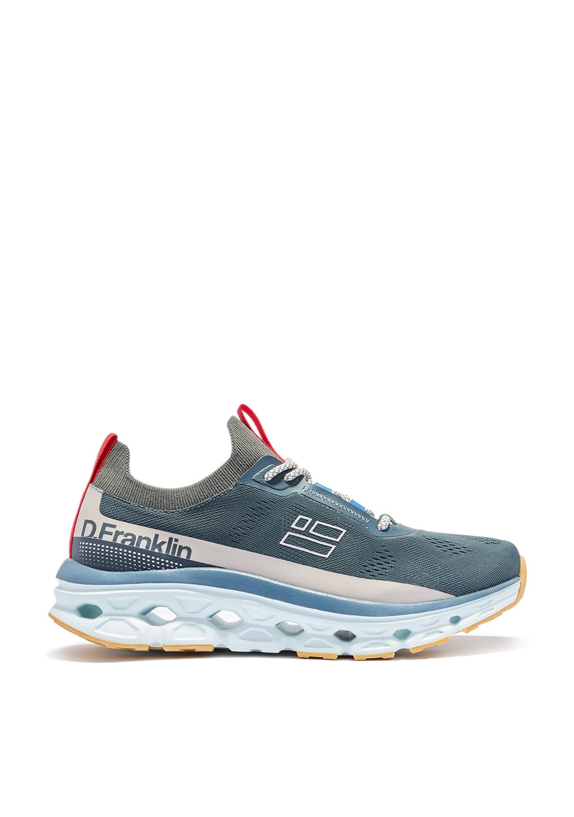 D. Franklin Męskie buty sportowe Aero Deep w kolorze niebieskim - Eleganckie buty męskie - Modę casual - Rozmiar (44)