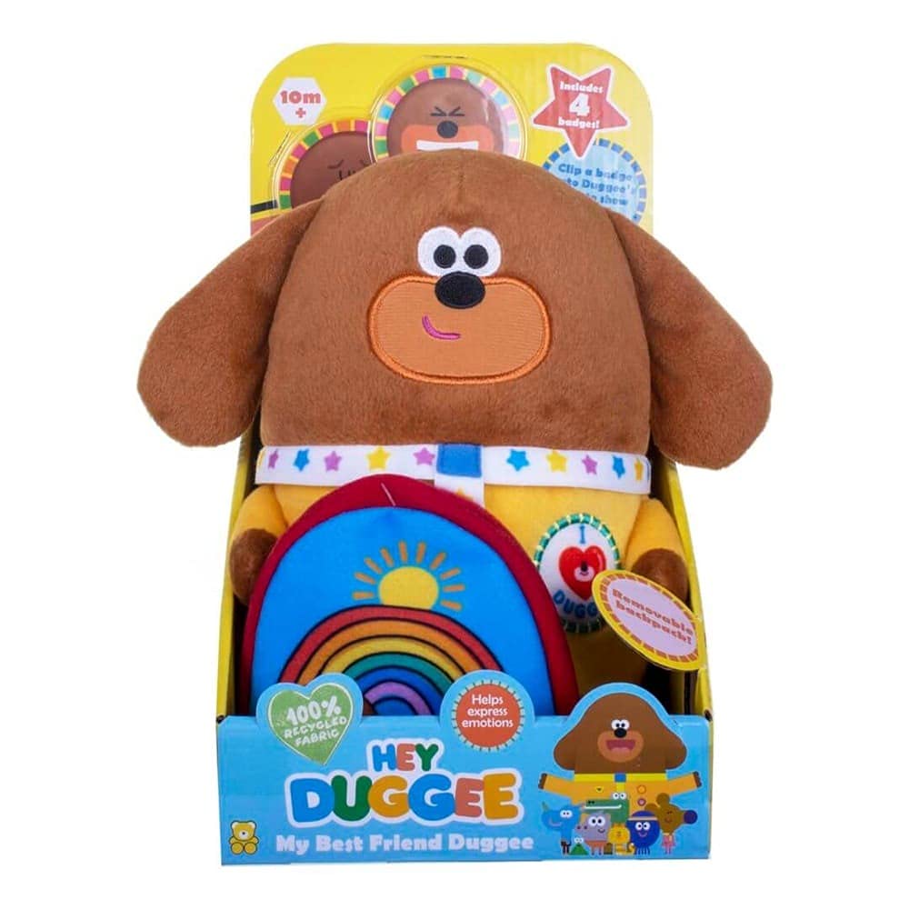 AB Gee abgee 539 2147 Hey Best Friend Duggee Soft Toy, red