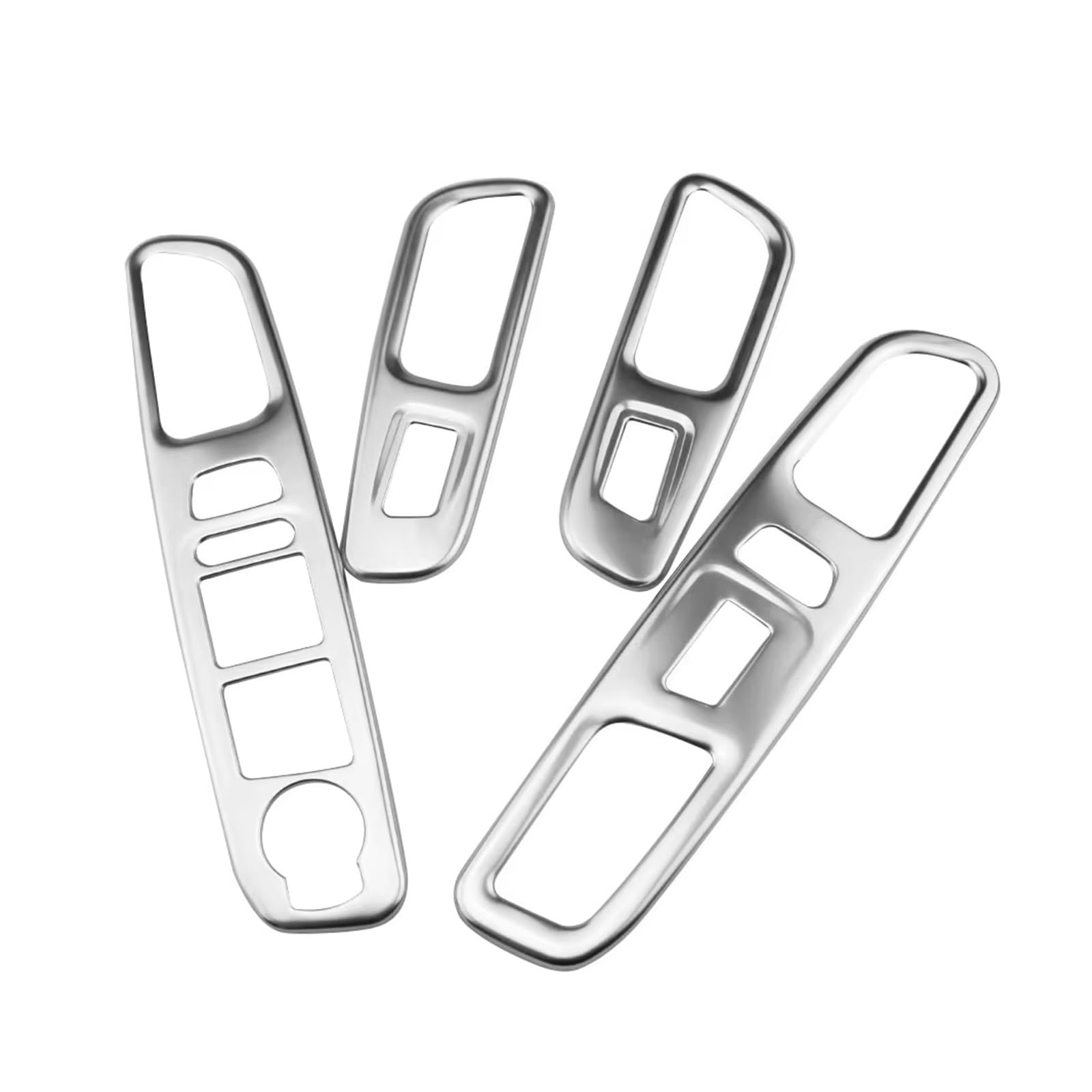 for Jeep for Renegade 2014-2021 LHD Car Window Lift Switch Cover Sticker Trim Interior Accessories Car Interior Mouldings(Stainless Steel)