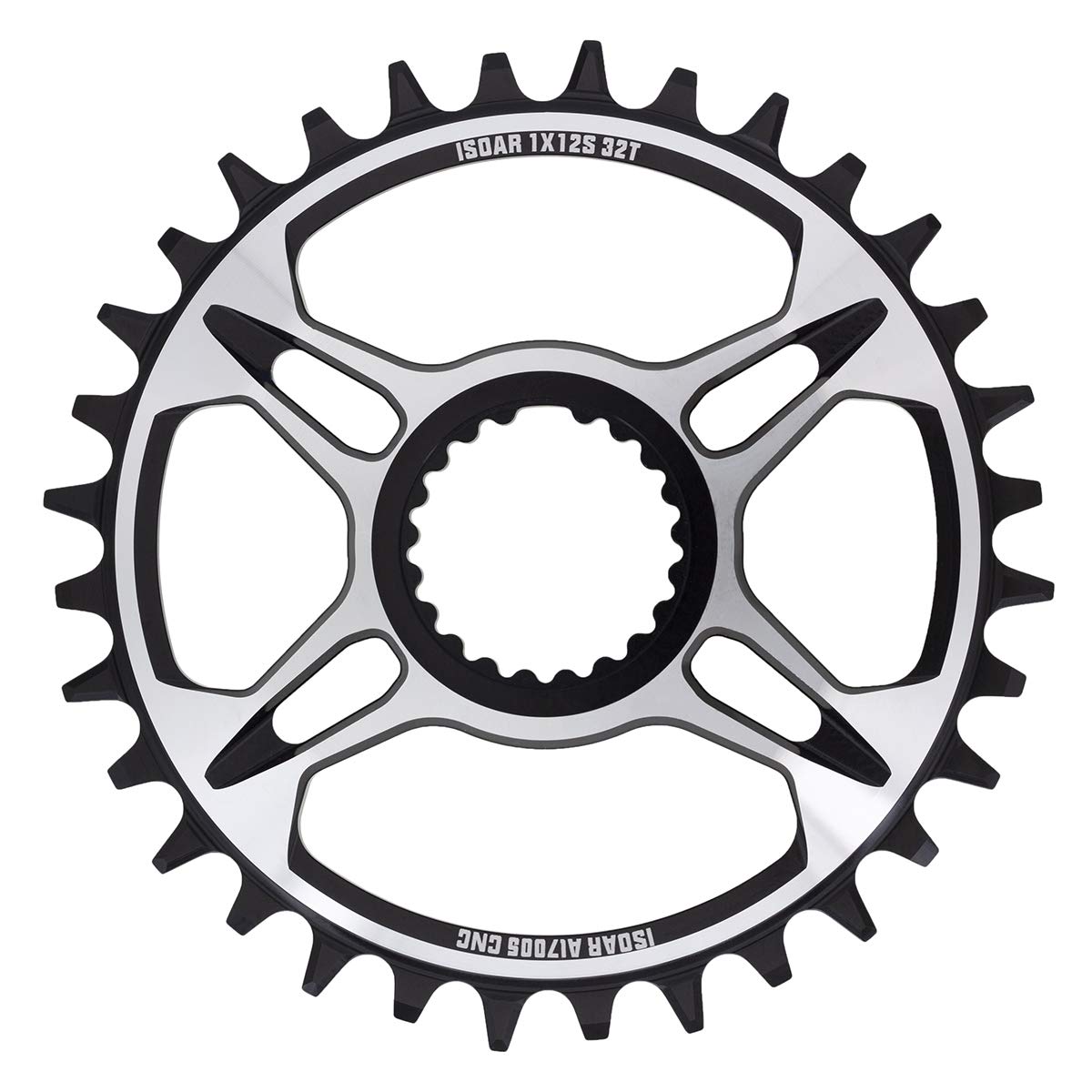 ISOAR Bike Single Speed Narrow Wide Direct Mount Chainring 12 Speed Aluminum Round for Shimano M7100 M8100 M9100 Cranks