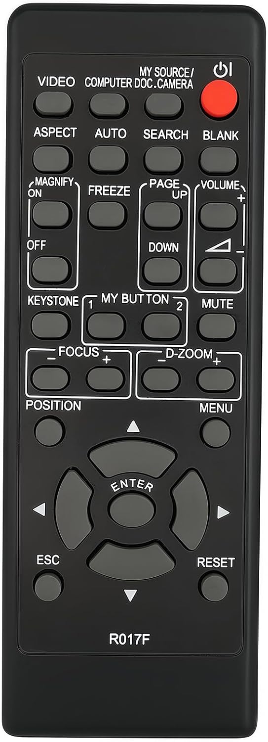 Replacement Remote Control for Hitachi CP-X2521WN CP-X3015WN CP-X3021WN CP-X3030WN CP-X2021WN CP-X2515WN Projectors