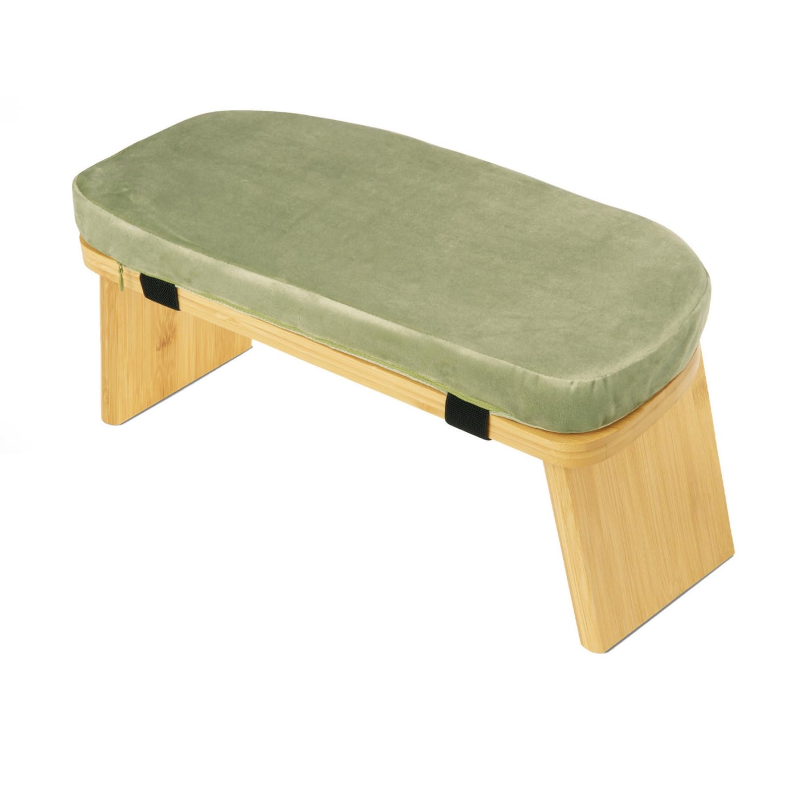Asiento de Meditación Banco de Meditación Taburete de Rodillas Silla Ergonómica Cojín Grueso en Bambú con Diseño de para Estabilidad Adecuado para, color to 8, 8