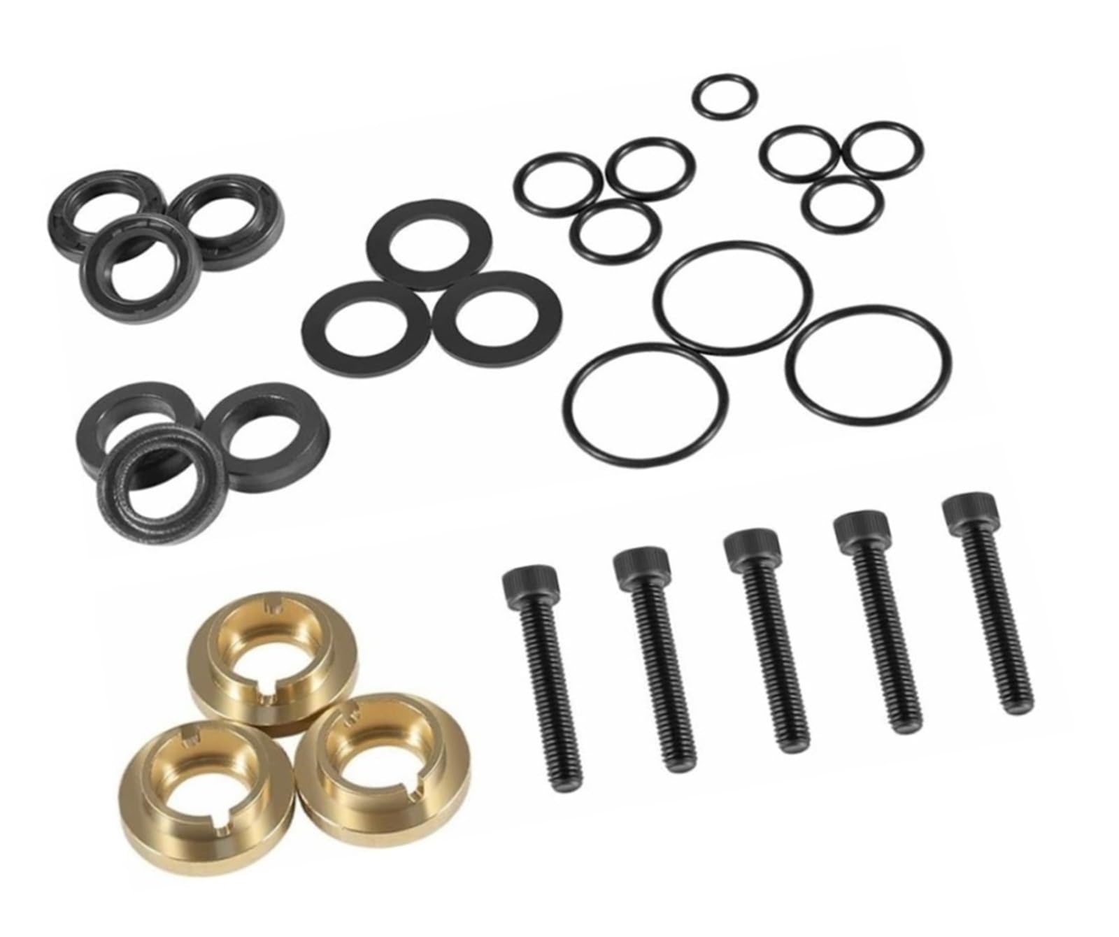 Kit di guarnizioni di ricambio for pompa idropulitrice compatibile con i modelli più diffusi Set completo di materiali premium