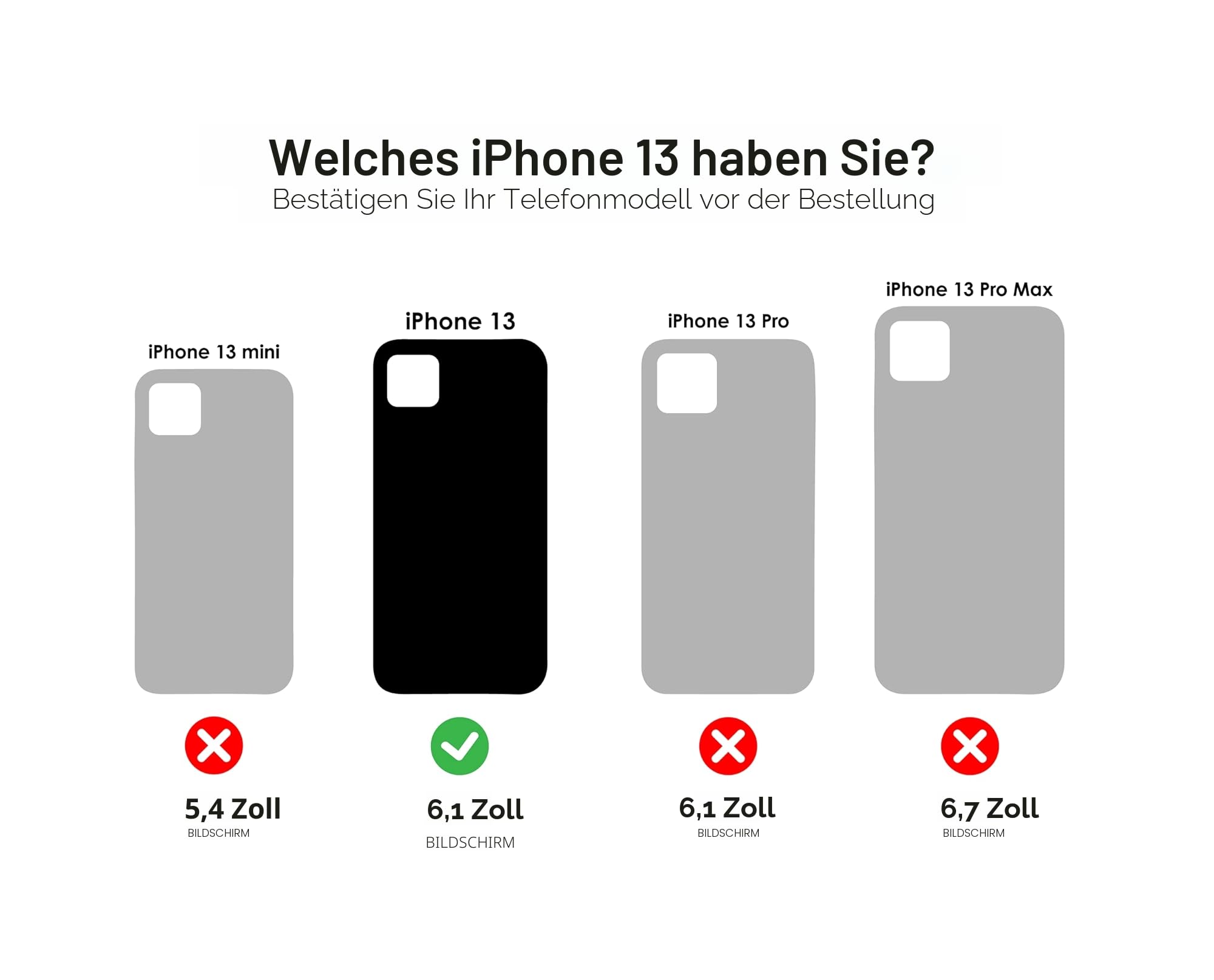 OtterBox Slim & Sturdy Serie Hülle für iPhone 13 mit MagSafe, stoßfest, sturzsicher, ultraschlank, dünne schützende Hülle, Mercury - Blau/Schwarz