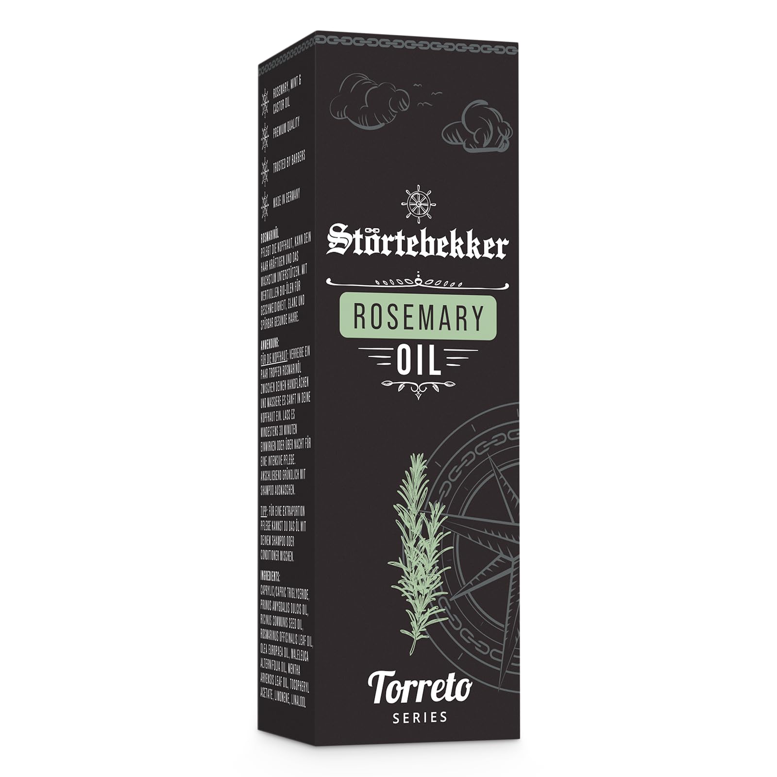 Störtebekker Premium Rosemary Oil Hair, Intensive, Nourishing Hair Oil - Image 3