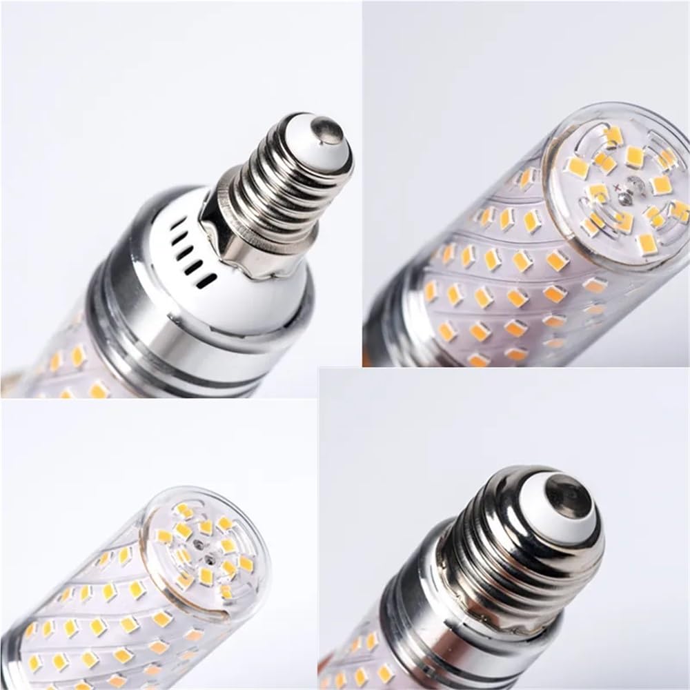 Wide Voltage Lights 50pcs AC110 220V 12w E27 E14 LED Lamp LED Bulb SMD2835 Corn Bulb 86LEDs High — view 4