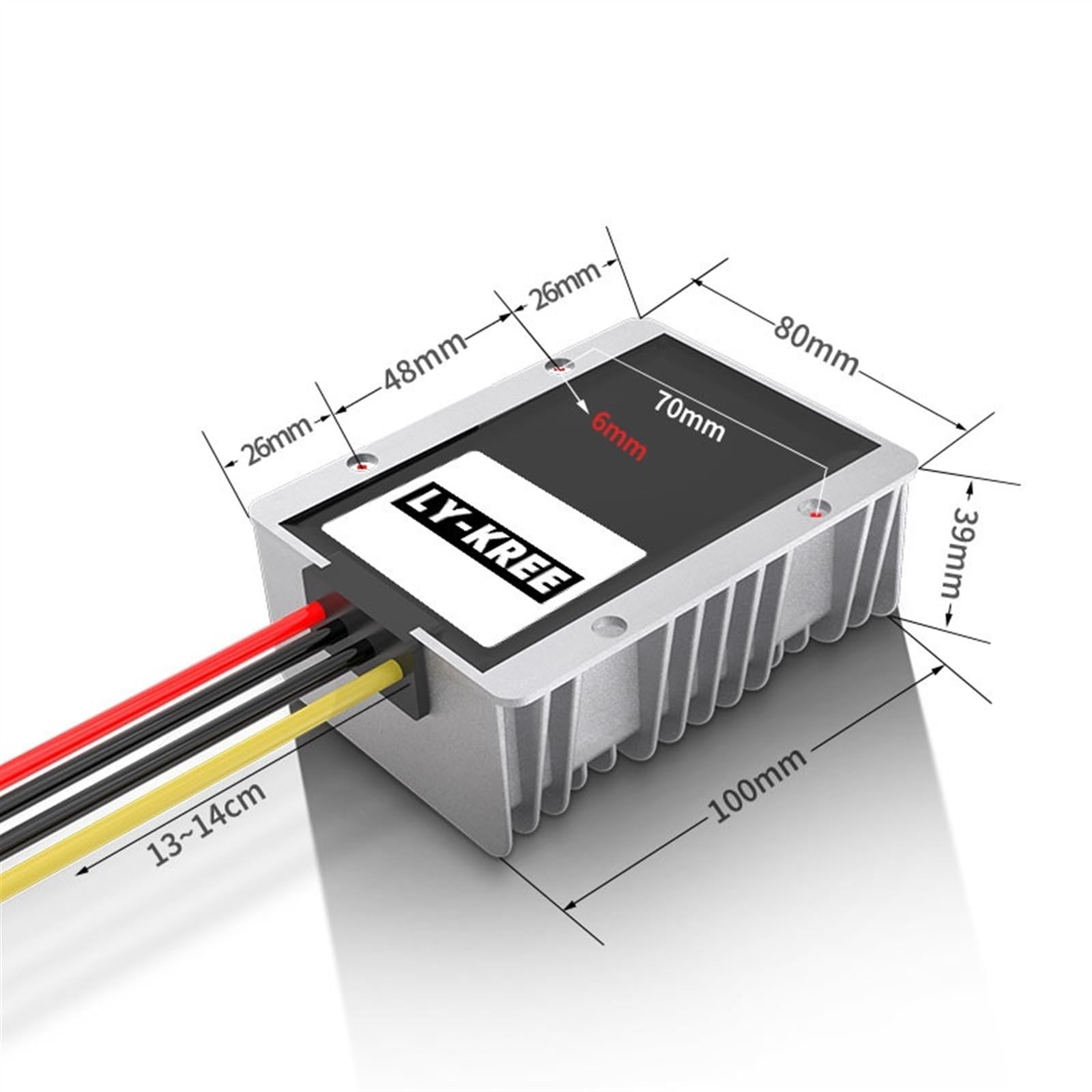 Konwerter DC-DC 15-72 V na 12 V 12 V 24 V 36 V 48 V 60 V do 12 V moduł stopniowy samochodowy zasilacz LED 20 A 30 A 40 A (12 V 20 A, 15-40 V-12 V)